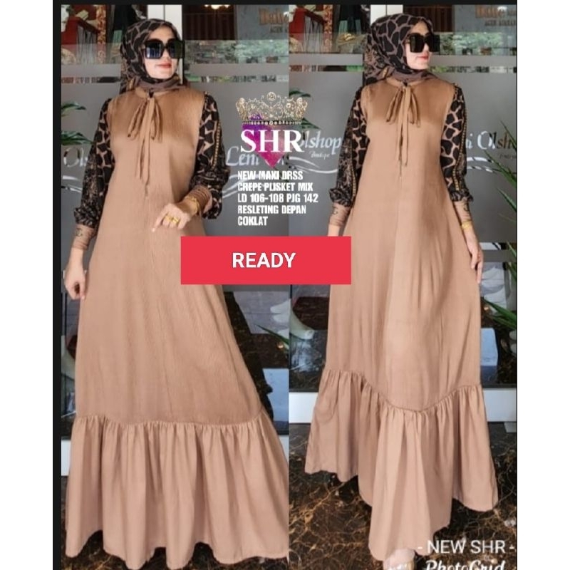 GAMIS SHR SET HIJAB ORI GARANSI UANG KEMBALI