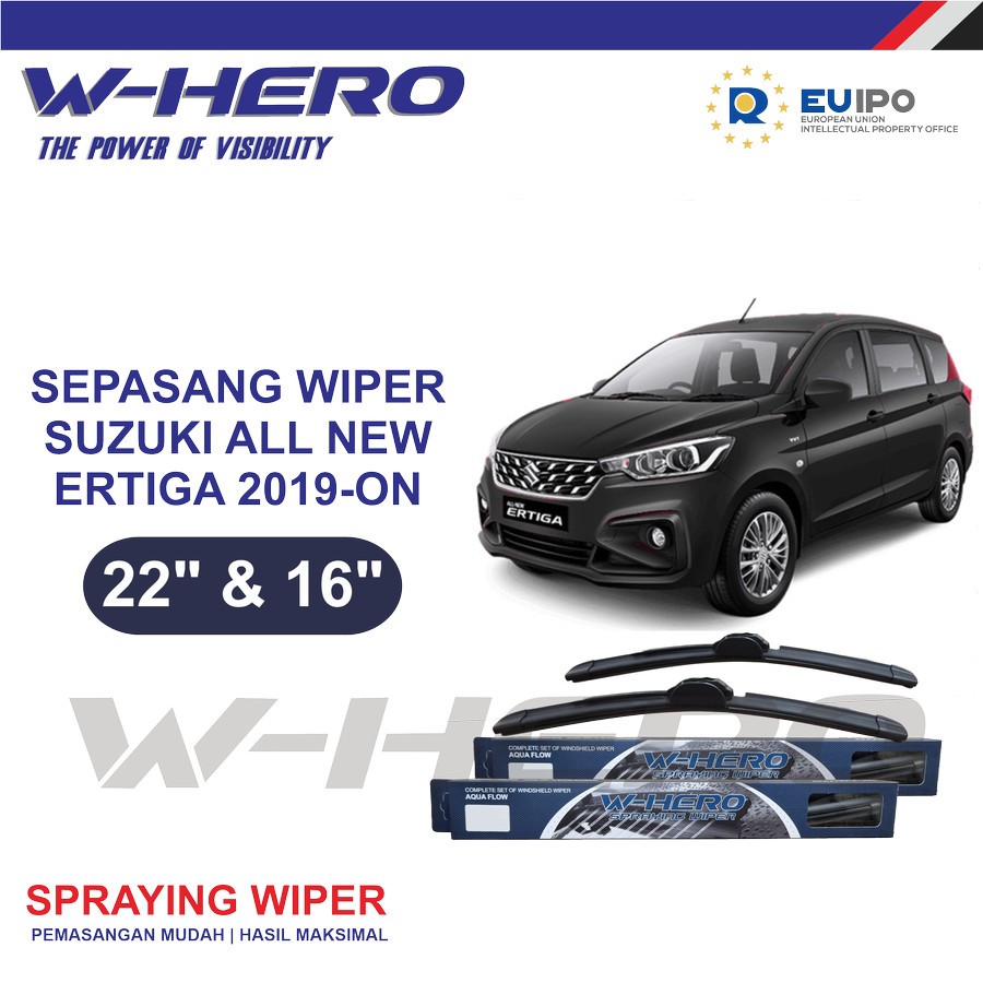 Wiper Frameless Spary Suzuki Ertiga 2019