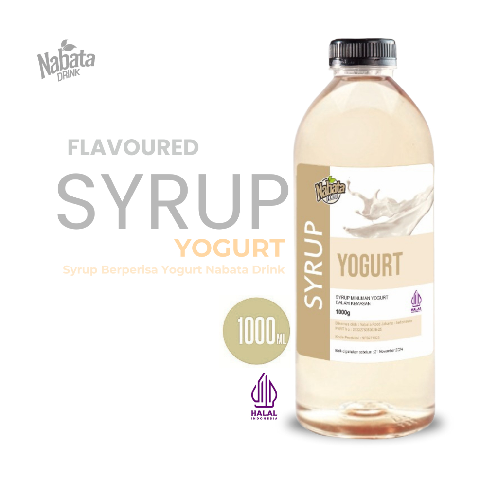 

Sirup Yogurt 1000ML Nabata Drink - Sirup Yogurt Untuk Cafe Coffee Shop