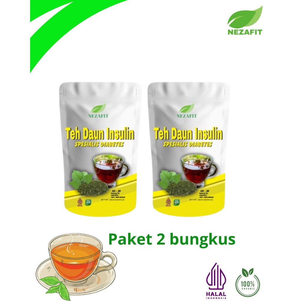 

NEZAFIT Teh Daun Insulin Yacon Paket 2 bungkus