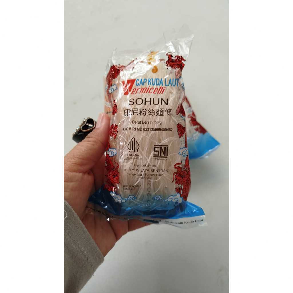 

Sohun Cap Kuda Laut 50gr | Soun Kemasan 50gr