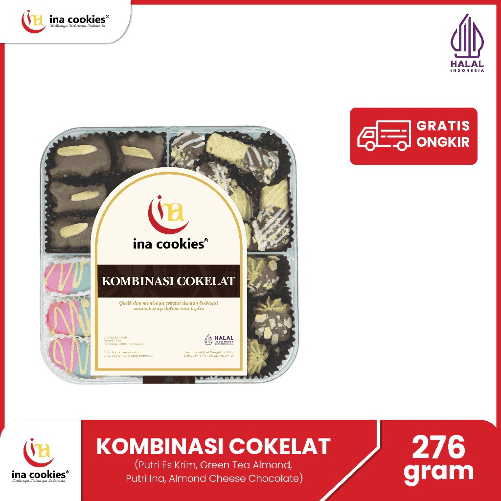 

Ina Cookies Kue Kering Premium Kombinasi Coklat