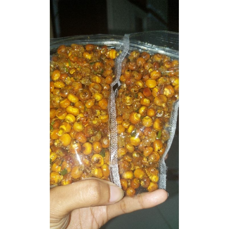 

Jagung pulut goreng pedas Manis