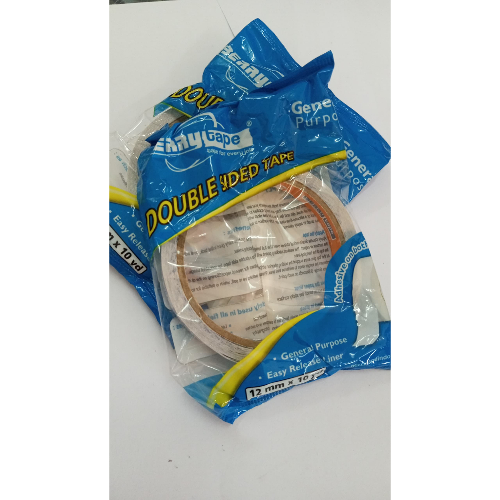 

Double Tape Dua Arah Selotip 12mm x 10m