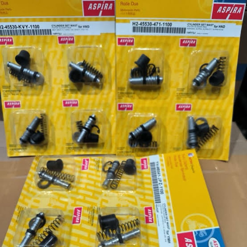 Isi master rem motor HONDA BEAT merk ASPIRA