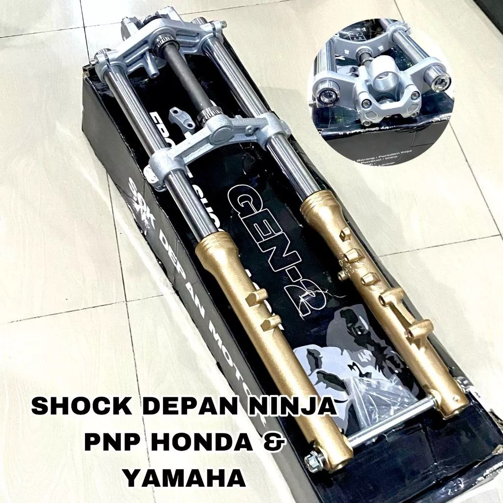 Shock Skok depan ninja import Double Raiser Tutup As shock Model kunci L Pnp honda cb gl mp tiger