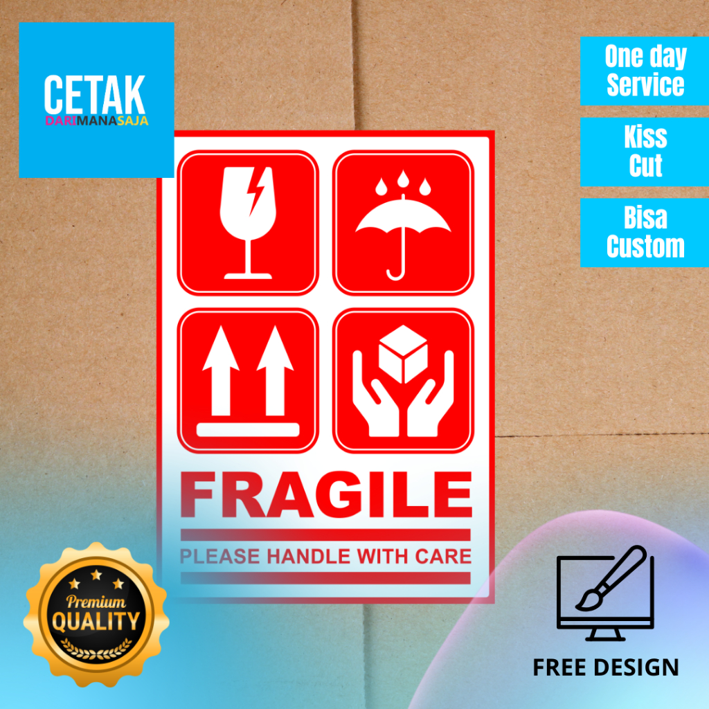

Sticker Fragile Stiker Fragile Sticker Wajib Olshop Stiker Online Shop Sticker Peringatan Paket
