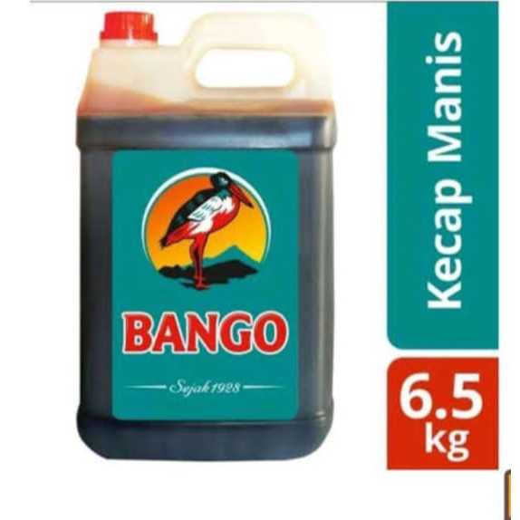 

Bango kecap manis kemasan jerigen 6,5 kg dan pouch 1,525 kg distributor resmi halal murah