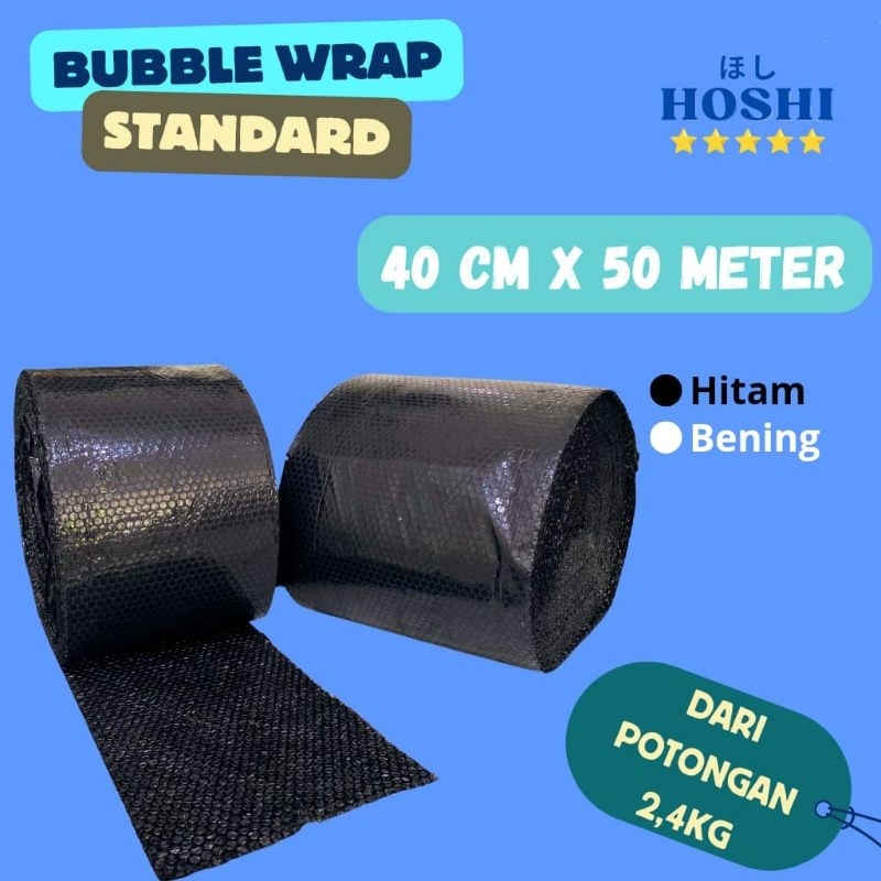 

HOSHI PLAST - STANDARD Bubble Wrap 40cm x 50m Berat 2,4Kg - Tebal tidak gampang meletus - Bubble Wrap Surabaya sidoarjo - Bubble wrap instant surabaya sidoarjo