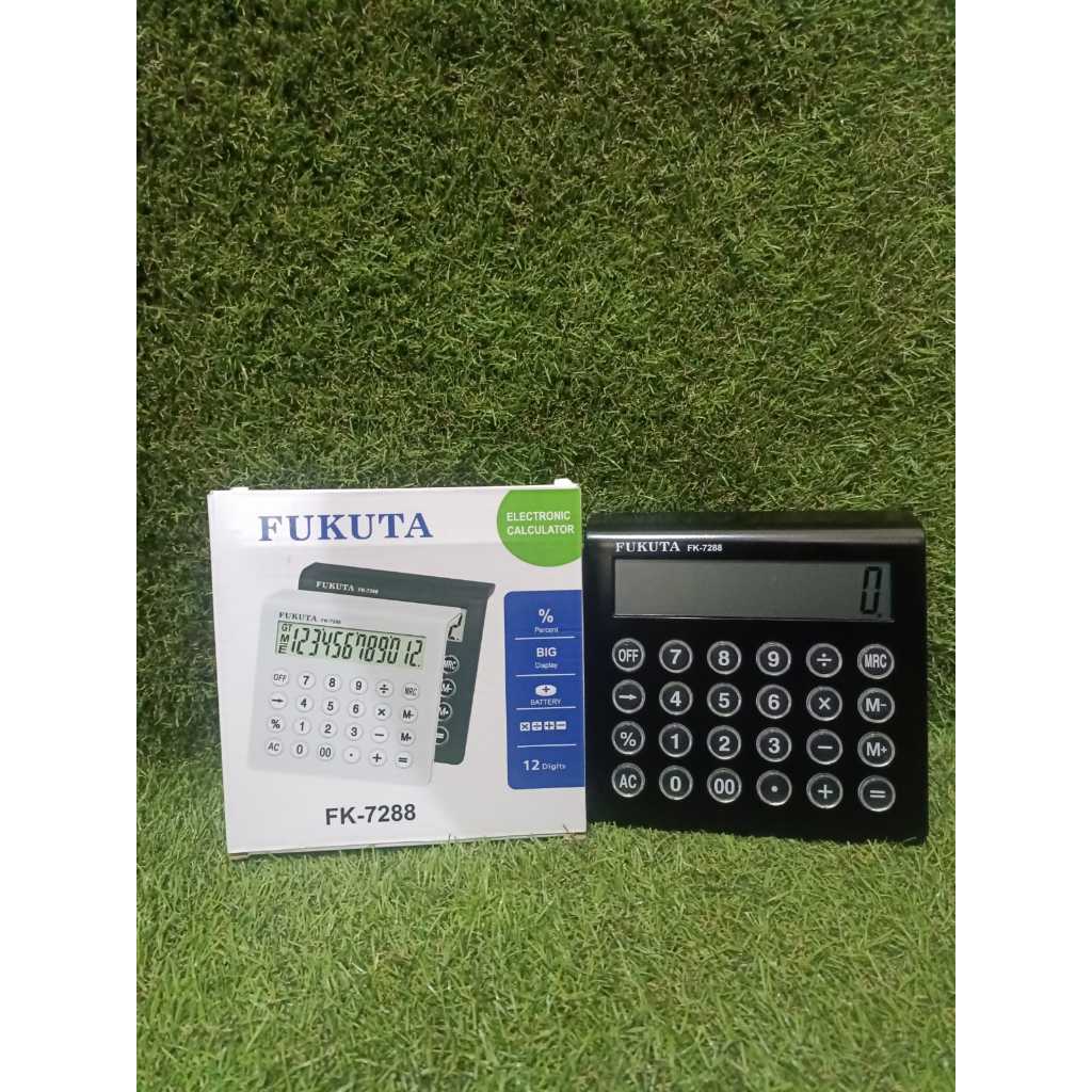 

FK-7288 Kalkulator Meja Dagang 12 Digit Layar LCD Besar FUKUTA