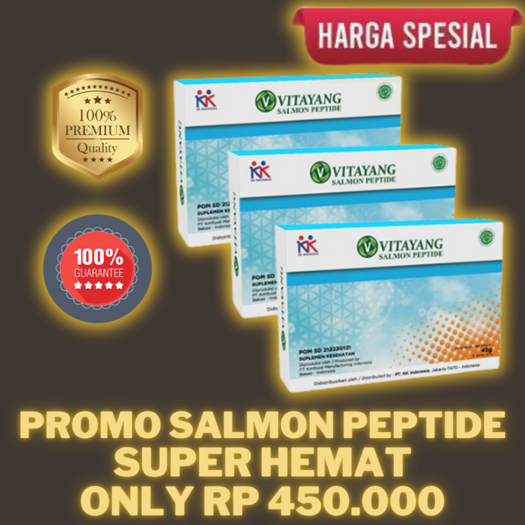 PROMO MURAH Vitayang SOP Salmon Ovary Peptide Cegah Penuaan Dini KK Indonesia
