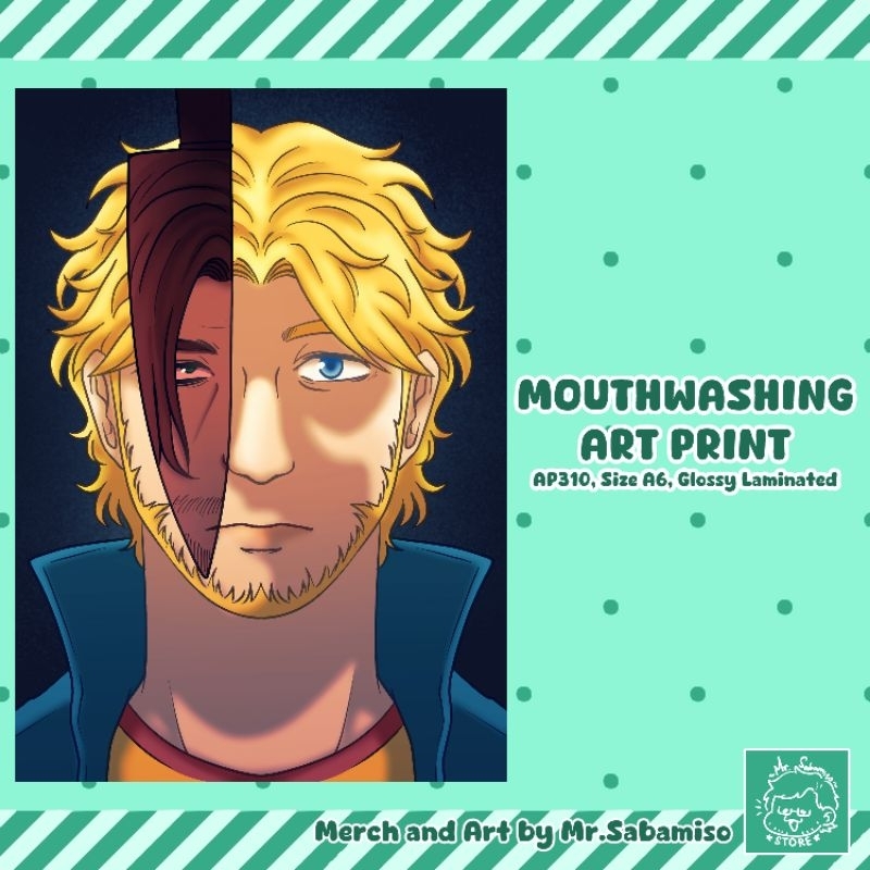 

MOUTHWASHING Curly + Jimmy Art Print [READY STOCK]