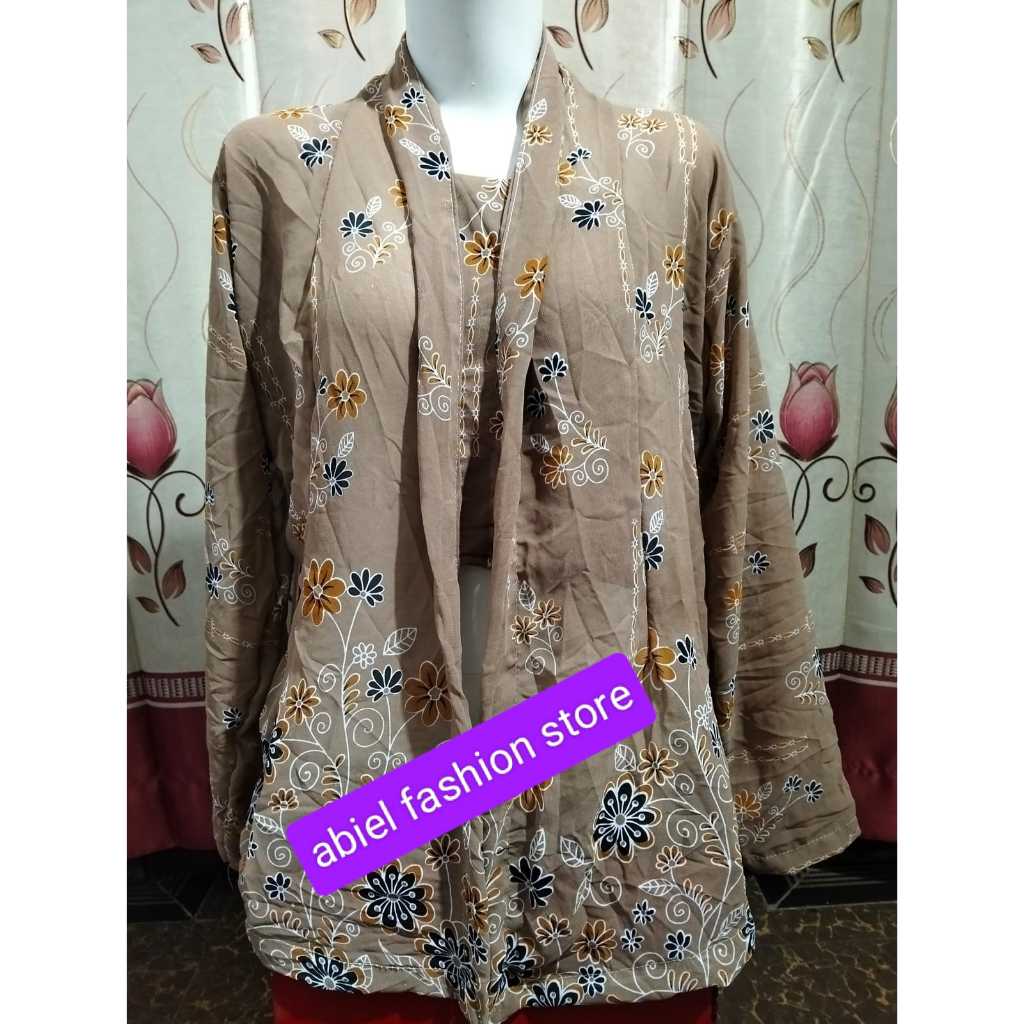kebaya motif bahan sifon model kutubaru baju atasan wanita jaman dulu kebaya modern pakaian nenek tu