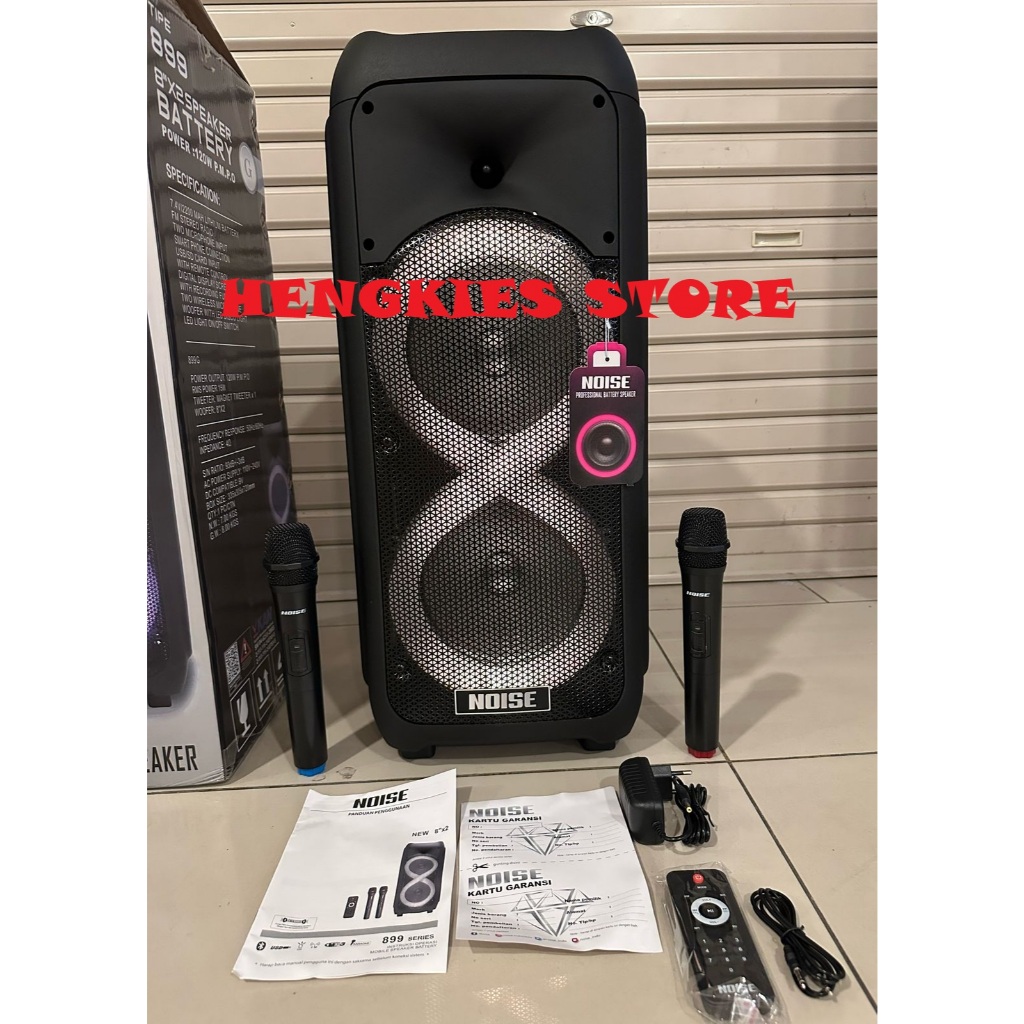 Speaker Portable Wireless Noise 899 GI / 899GI New Original 8 inch Bluetooth