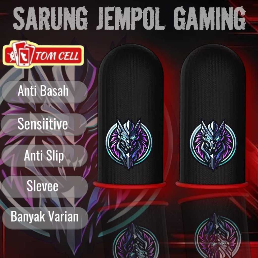 PROMO COD GRATIS ONGKIR Sarung Jempol Game Ml Ff Pubg Garena isi 2pcs Anti Basah Premium Mobile Free
