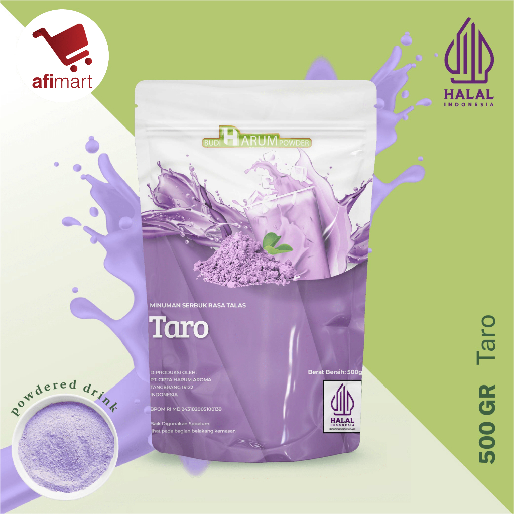 

Budi Harum Taro 500gr / Minuman Serbuk rasa Taro