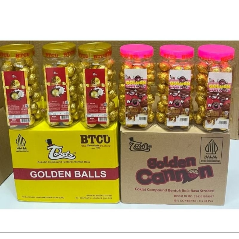 

(Dus) Coklat Golden Balls Tobelo GoldenBalls dan Golden Cannon