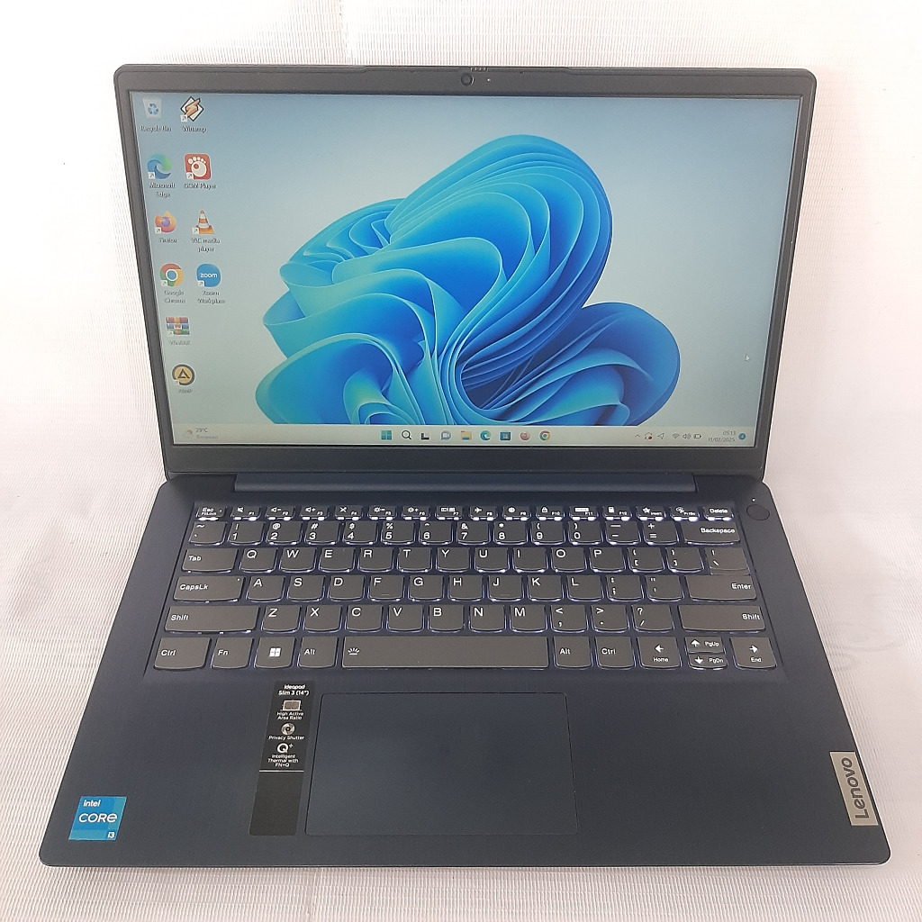 LENOVO IDP SLIM 3 I3-1115G4 RAM 8GB SSD 256 KEY BACKLIGHT