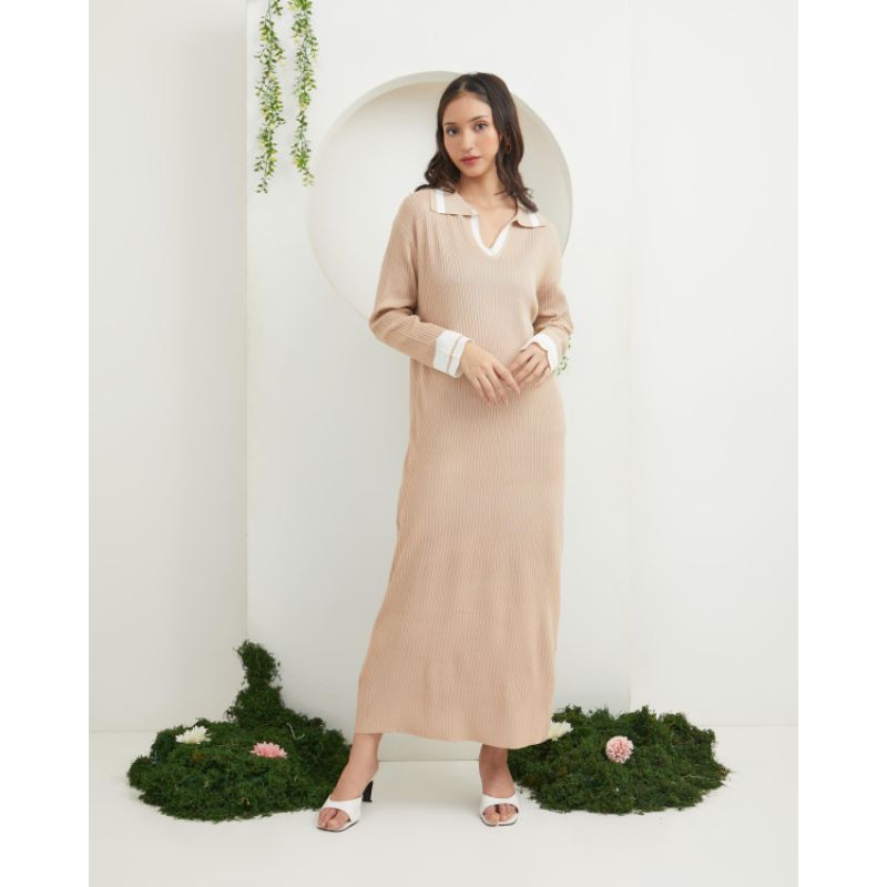 Gamis knit import premium kode 3326