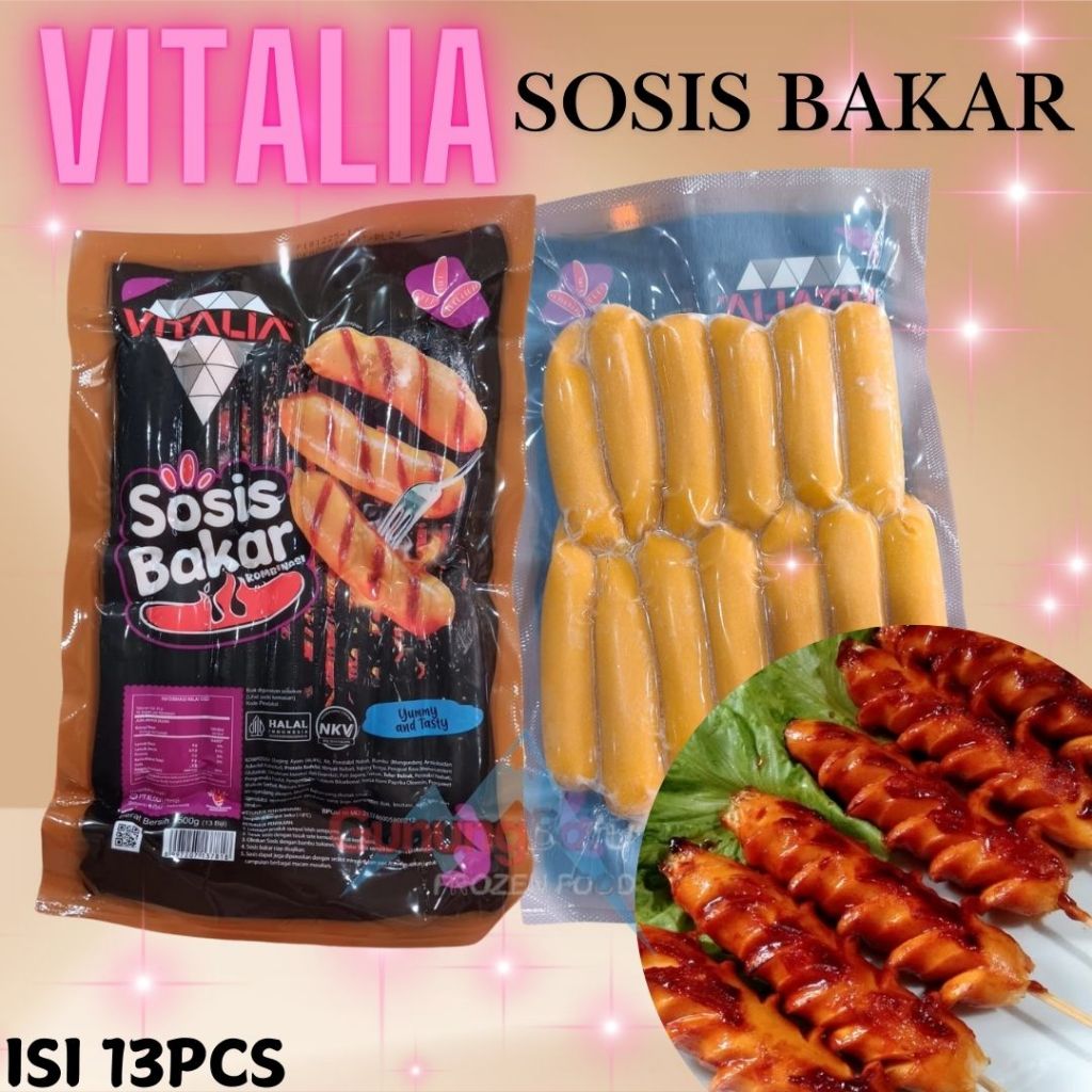 

VITALIA SOSIS BAKAR KOMBINASI 500GR ISI 13PCS HALAL