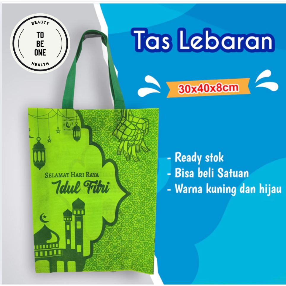

Tas Spunbond Merk Wilco Goodiebag Warna Kuning Atau Hijau Lebaran Idul Fitri Tas Parcel Lebaran Tas Hampers Lebaran