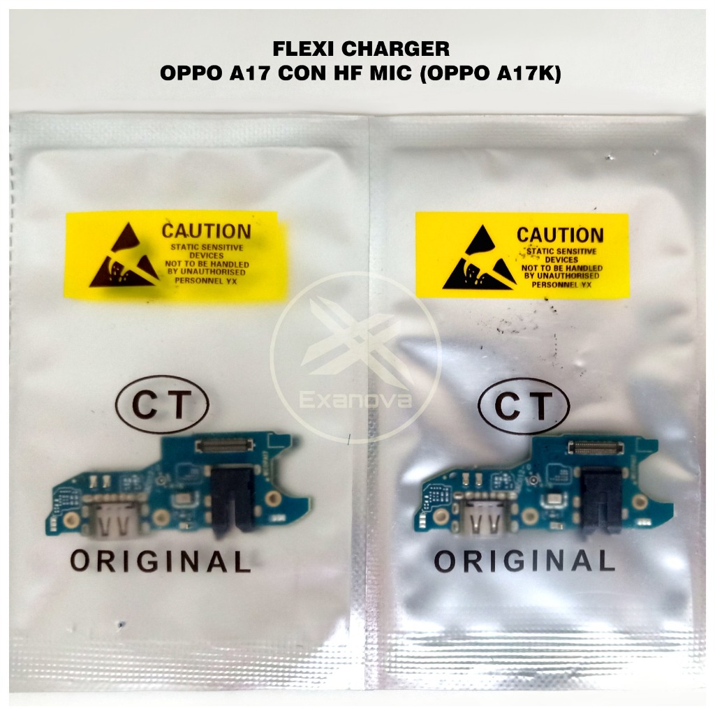 FLEKSIBEL / FLEXIBLE CHARGER OPPO A17 CON HF MIC (OPPO A17K)