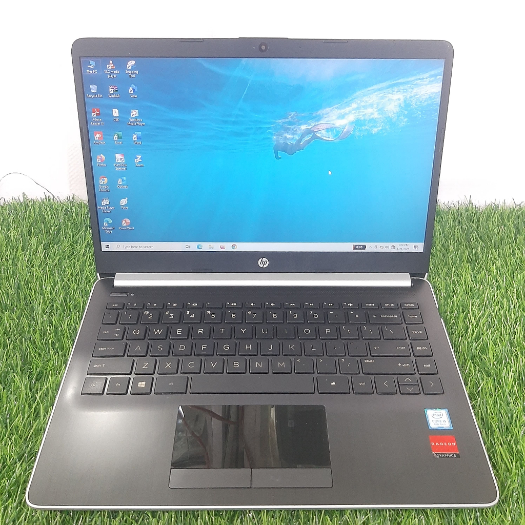 HP 14S CORE I5-8265U RAM 8GB SSD 256GB VGA AMD 2GB