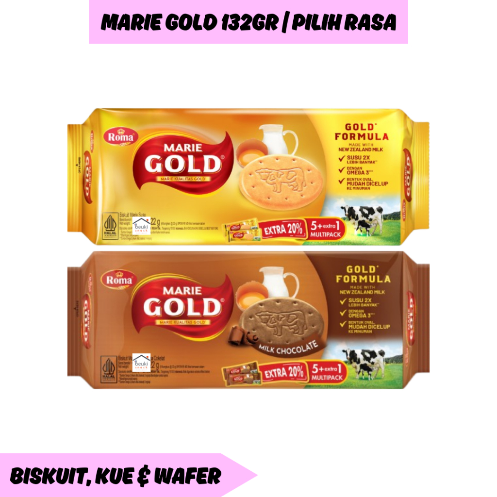 

Roma Marie Gold Kemasan Pack Isi 6 Sachet Berbagai Varian Pilih Rasa