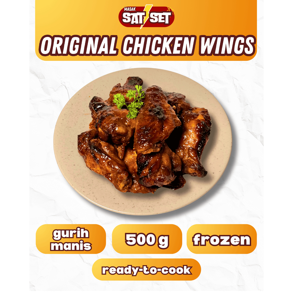 

ORIGINAL CHICKEN WINGS // SAYAP AYAM BUMBU ORIGINAL