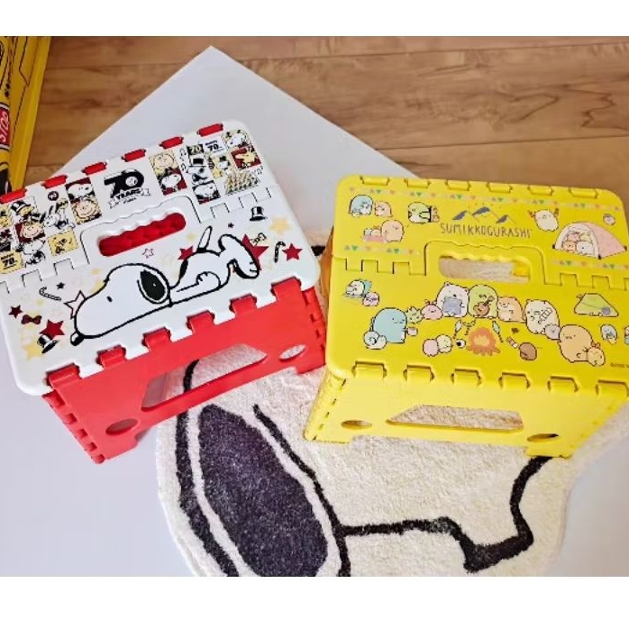 KURSI LIPAT IMPORT / KURSI LIPAT KARAKTER / KURSI SNOOPY / KURSI PORTABLE PLASTIK / TEMPAT DUDUK LIP