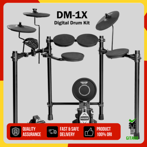 Drum Elektrik Electric Drum Set Nux DM 1 X New NUX DM1X DM 1X