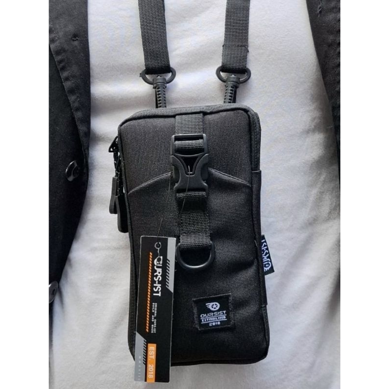 OURT.IST SL49 Tas HP Selempang Tas Gantung Leher Waterproof Tas Pria Wanita