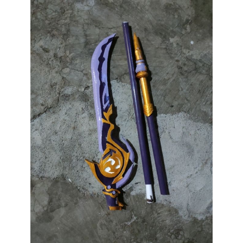 Engulfing lightning weapon raiden codplay genshin impact  prop raiden