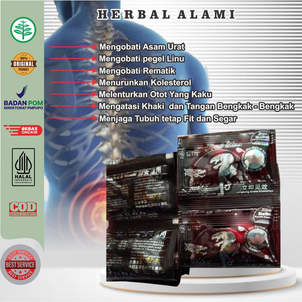 

Kapsul Herbal Sakit Pinggang- Rematik /WAne-T0nge