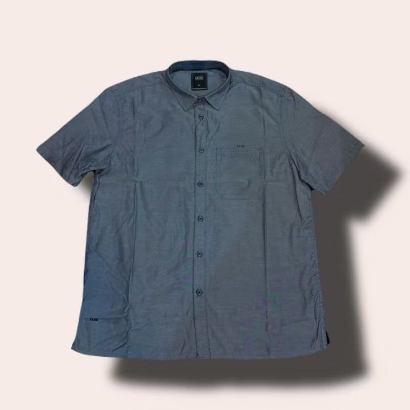 LGS  - KEMEJA PRIA DEWASA - LENGAN PENDEK - 100% ORIGINAL - REGULER FIT