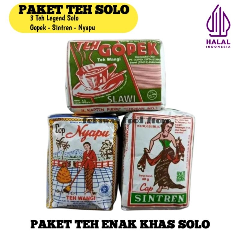 

Paket Teh Enak Khas Solo | Teh Gopek | Teh Sintren | Teh Nyapu | Teh Legend Andalan