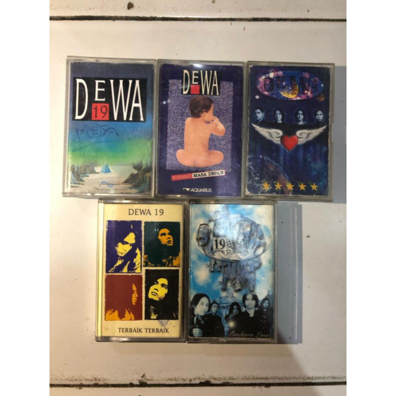 Kaset Dewa paketan 5 album