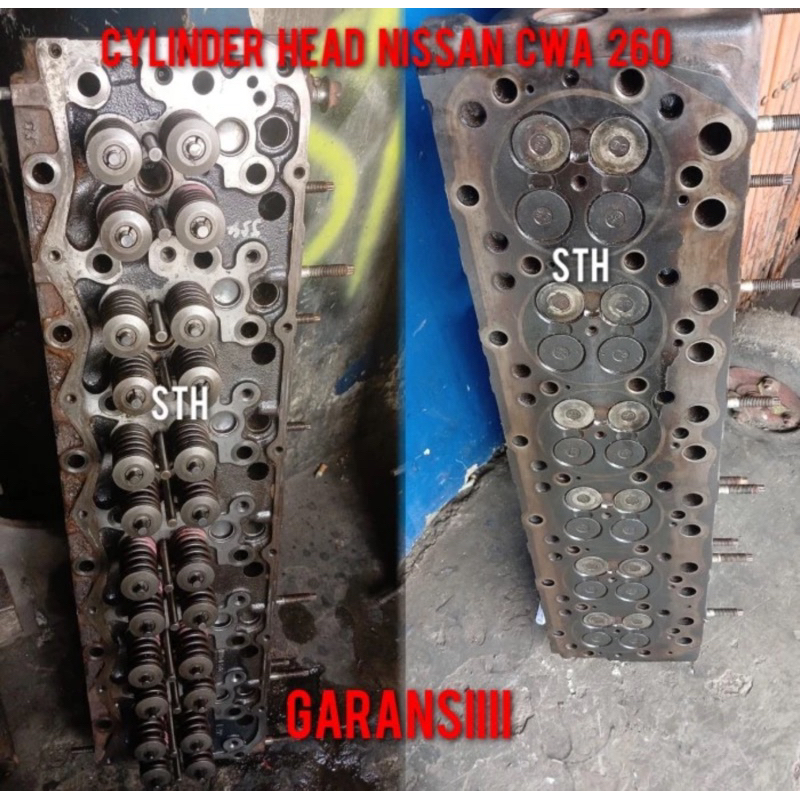 CYLINDER HEAD CWA 260 NISSAN CWA FE6T COPOTAN ORIGINAL GARANSI