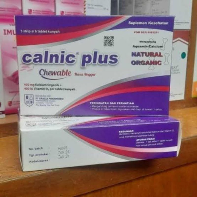 Calnic plus chewable rasa anggur. kalnik plus chewable