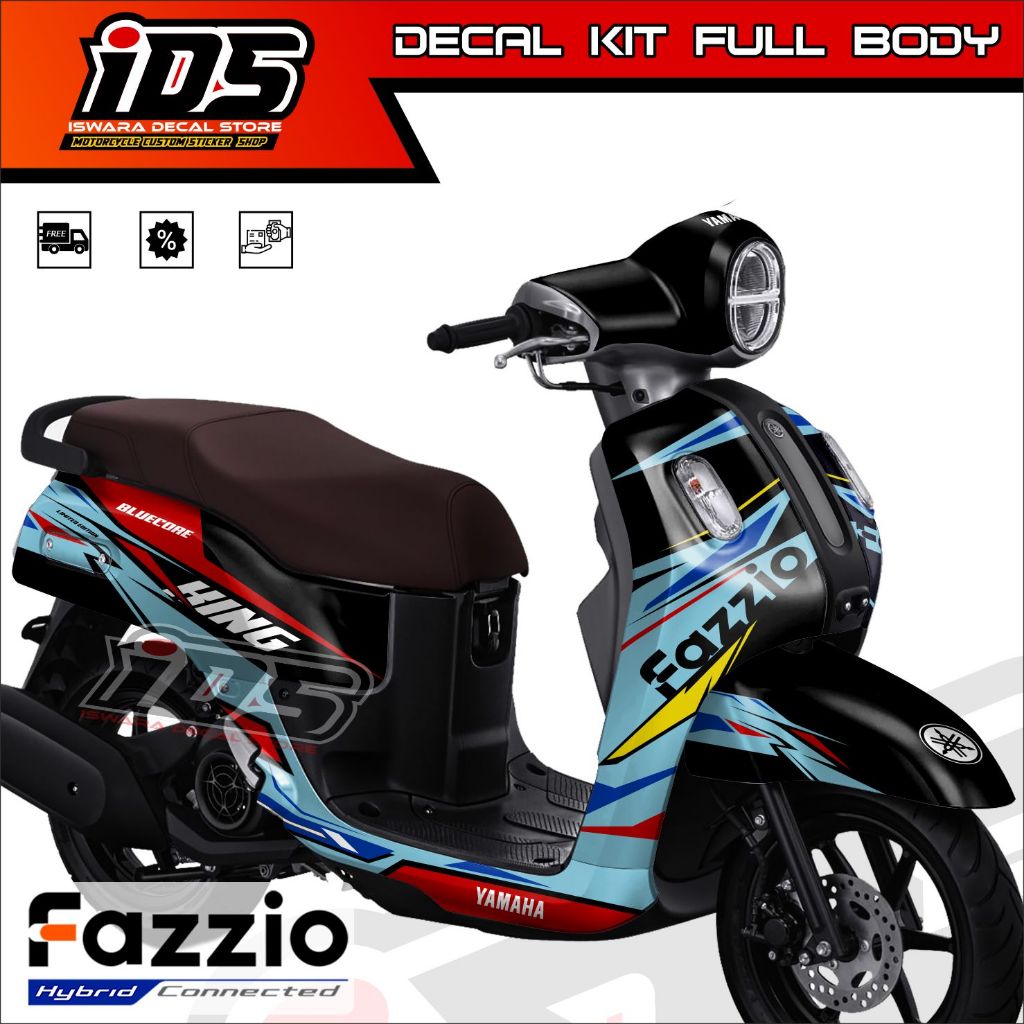 Decal Yamaha Fazzio Stiker Fazzio Dekal Fazzio Striping Fazzio Decal Fazzio Full Body GRFS