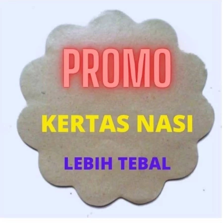 Kertas Nasi Bunga Isi 100 Pcs