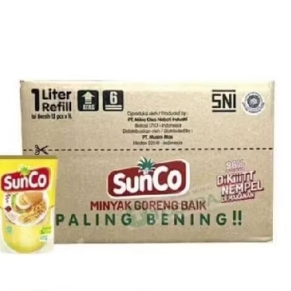 

Minyak goreng sunco 2L 1 dus