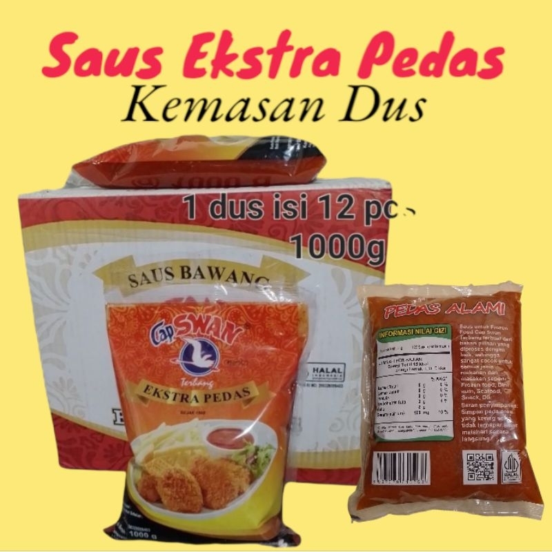 

Saos Extra Pedas/ Dimsum/ Frozen Food 1000g ( 1 Dus isi 12pcs )
