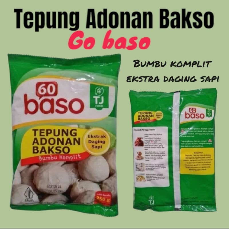 

GO Baso Tepung Adonan Bakso 250g