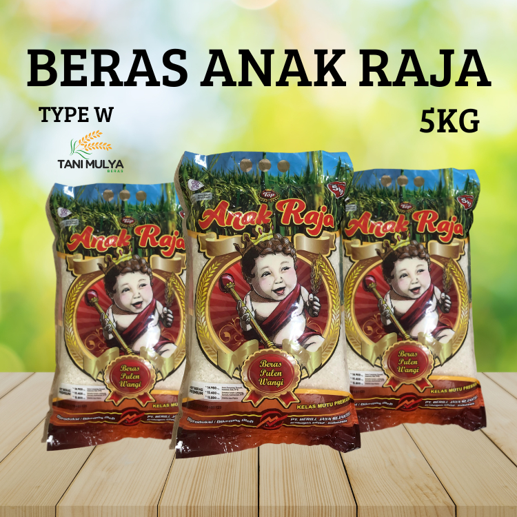 

Beras Anak Raja W 5Kg Cap Anak Raja Beras Premium