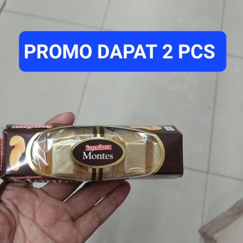 

SILVERQUEEN MONTES 50 GRAM PROMO DAPAT 2 PCS COKLAT SILVERQUEEN