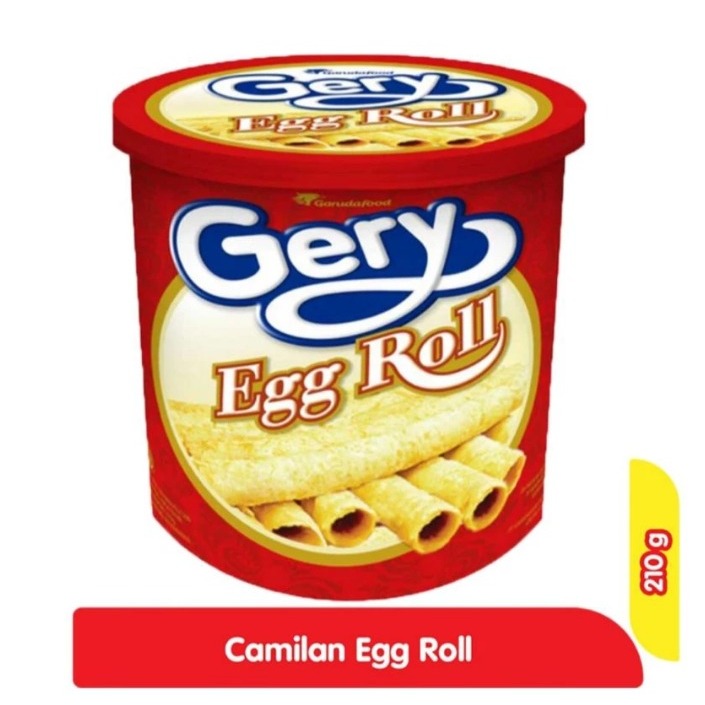 

Gery Biskuit Egg Roll / Waffer Roll / Egg 210gr