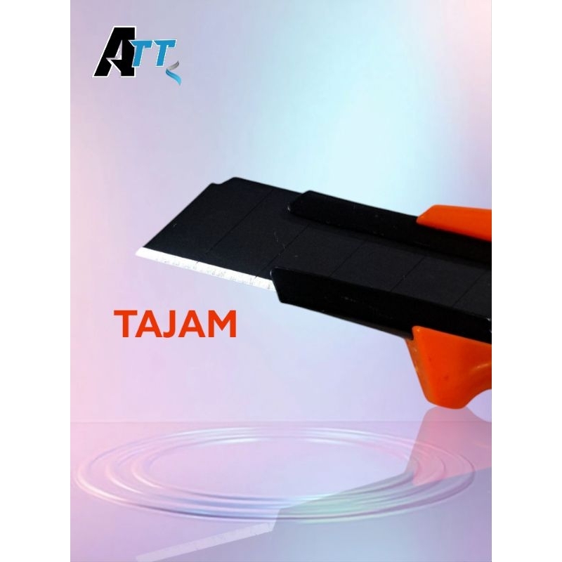 

Cutter KAPUSI JAPAN K-8744 CUTTER HITAM TAJAM