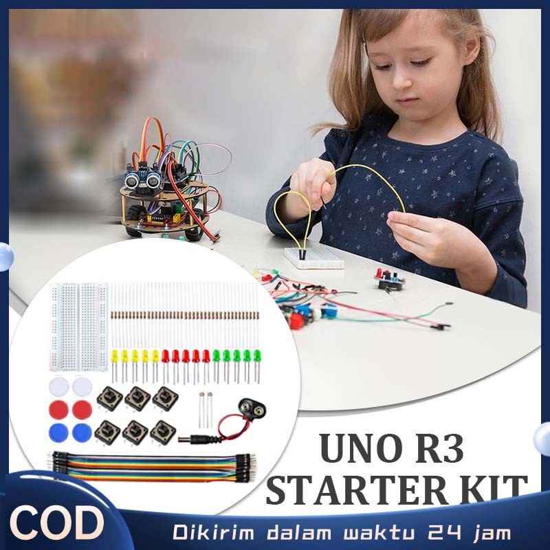 Arduino Uno Lengkap Arduino Uno R3 Starter Kit Arduino Arduino Uno Kit