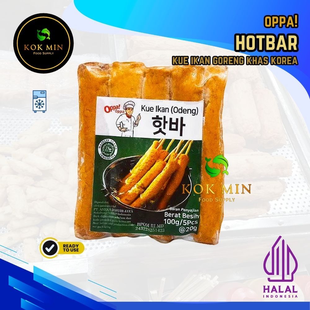 

Oppa! Hotbar / Kue Ikan Goreng Khas Korea / Korean Fried Fish Cakes - 100 gram